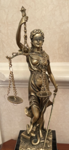Lady justice is blind
